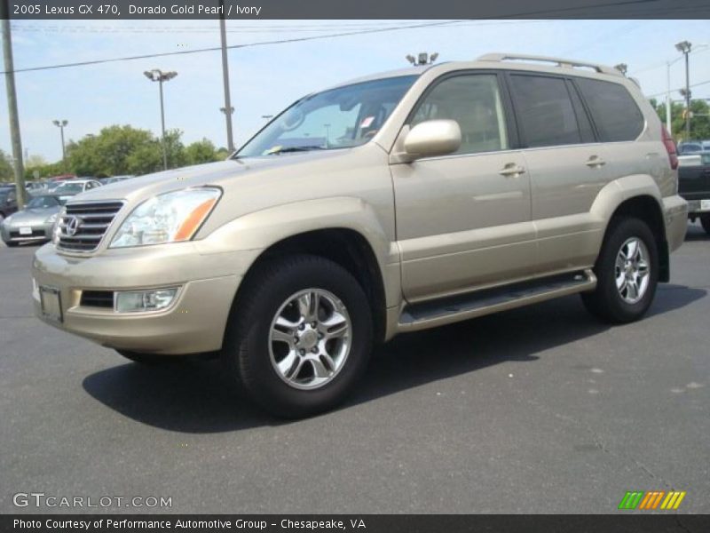 Dorado Gold Pearl / Ivory 2005 Lexus GX 470