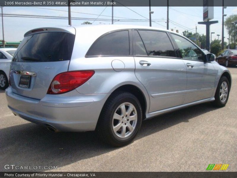 Alpine Rain Metallic / Black 2006 Mercedes-Benz R 350 4Matic