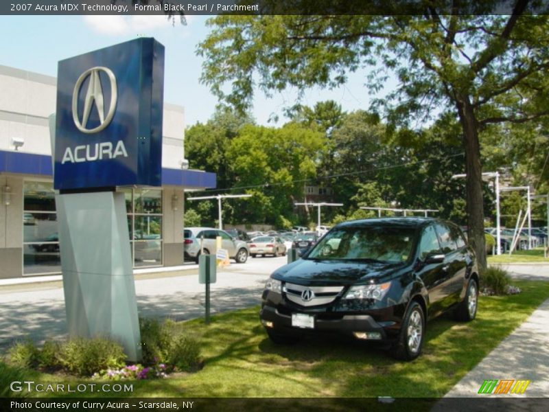 Formal Black Pearl / Parchment 2007 Acura MDX Technology