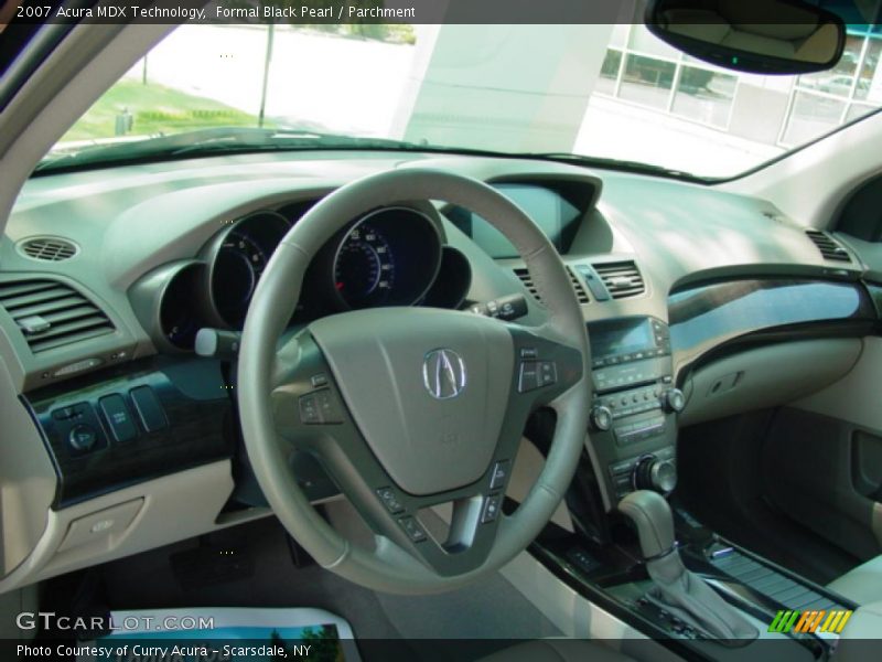 Formal Black Pearl / Parchment 2007 Acura MDX Technology