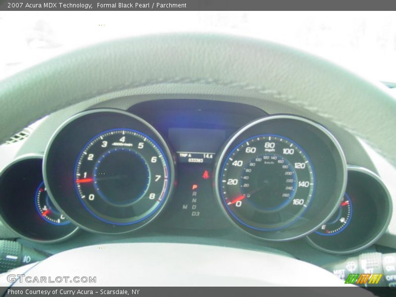 Formal Black Pearl / Parchment 2007 Acura MDX Technology