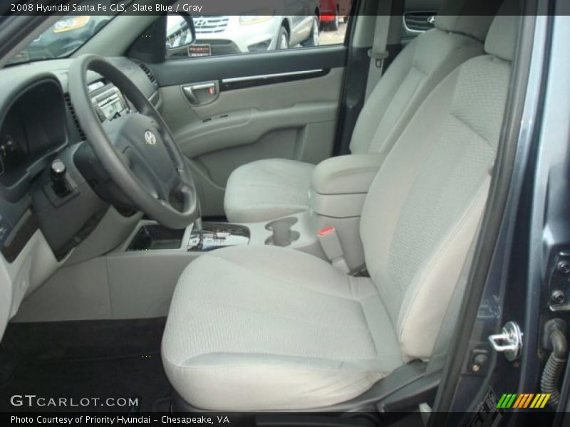 Slate Blue / Gray 2008 Hyundai Santa Fe GLS