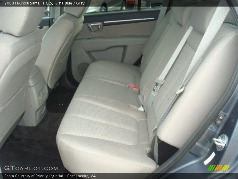 Slate Blue / Gray 2008 Hyundai Santa Fe GLS