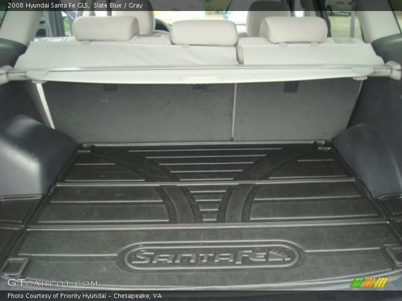 Slate Blue / Gray 2008 Hyundai Santa Fe GLS