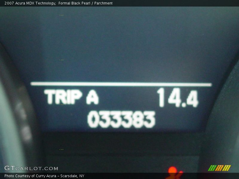 Formal Black Pearl / Parchment 2007 Acura MDX Technology