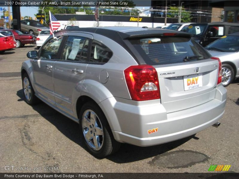 Bright Silver Metallic / Pastel Slate Gray 2007 Dodge Caliber R/T AWD