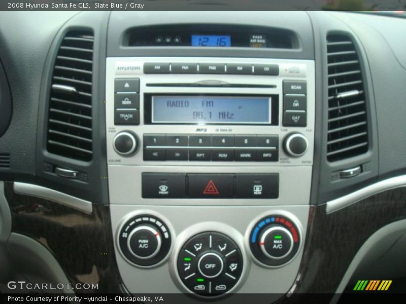 Slate Blue / Gray 2008 Hyundai Santa Fe GLS