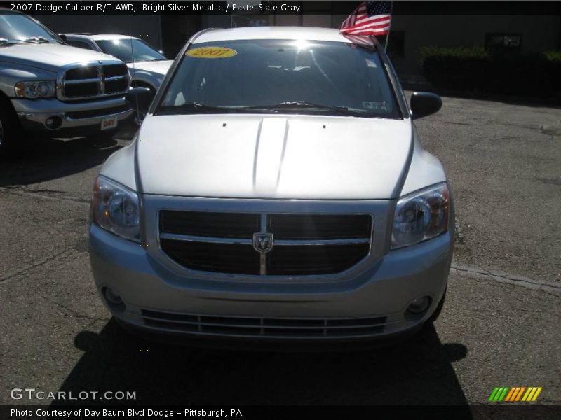Bright Silver Metallic / Pastel Slate Gray 2007 Dodge Caliber R/T AWD