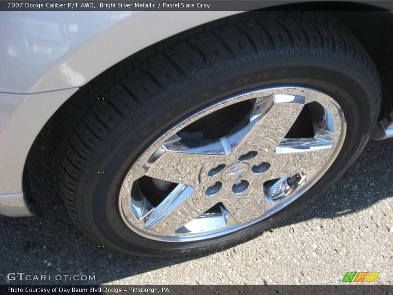 Bright Silver Metallic / Pastel Slate Gray 2007 Dodge Caliber R/T AWD