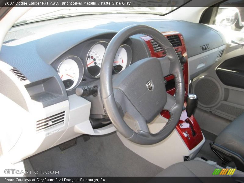 Bright Silver Metallic / Pastel Slate Gray 2007 Dodge Caliber R/T AWD
