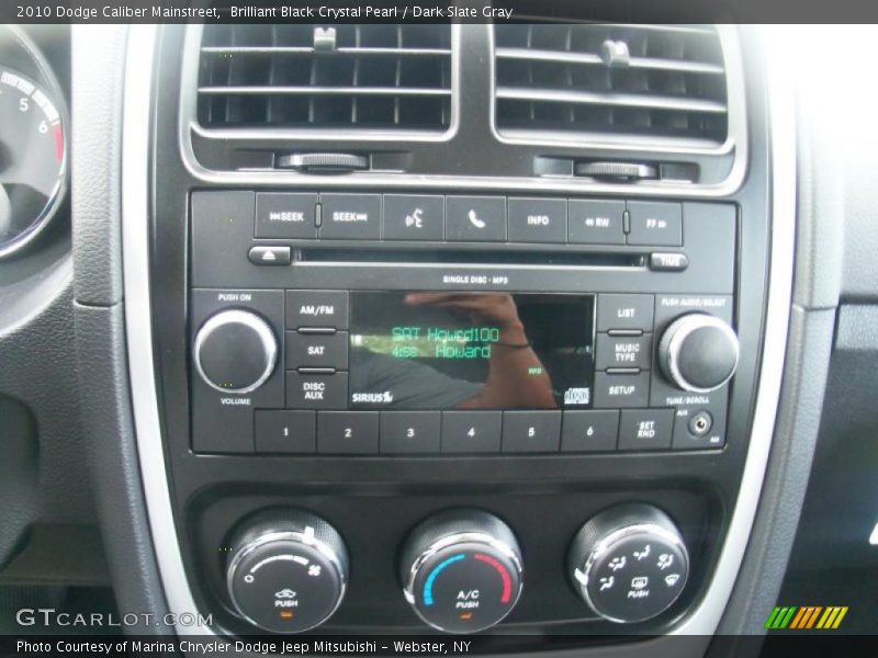 Brilliant Black Crystal Pearl / Dark Slate Gray 2010 Dodge Caliber Mainstreet