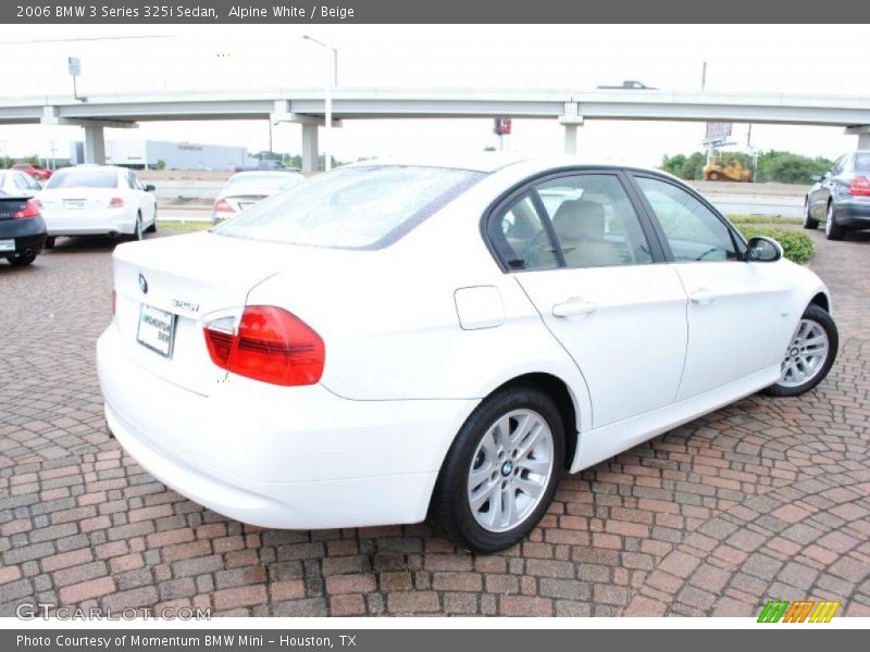 Alpine White / Beige 2006 BMW 3 Series 325i Sedan