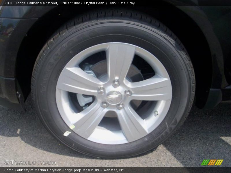 Brilliant Black Crystal Pearl / Dark Slate Gray 2010 Dodge Caliber Mainstreet