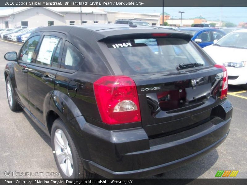 Brilliant Black Crystal Pearl / Dark Slate Gray 2010 Dodge Caliber Mainstreet