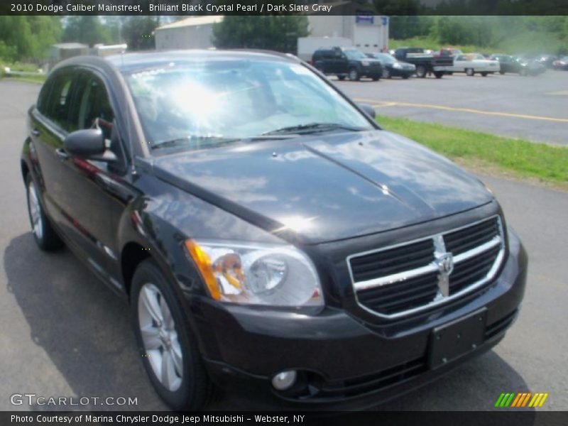 Brilliant Black Crystal Pearl / Dark Slate Gray 2010 Dodge Caliber Mainstreet