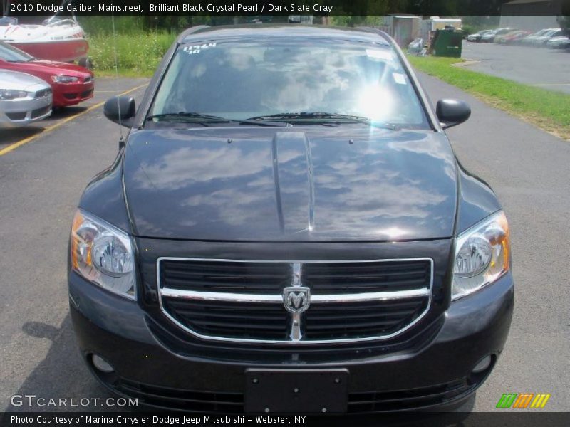 Brilliant Black Crystal Pearl / Dark Slate Gray 2010 Dodge Caliber Mainstreet
