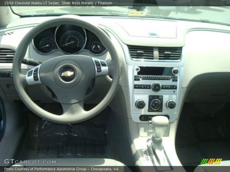 Silver Moss Metallic / Titanium 2009 Chevrolet Malibu LT Sedan
