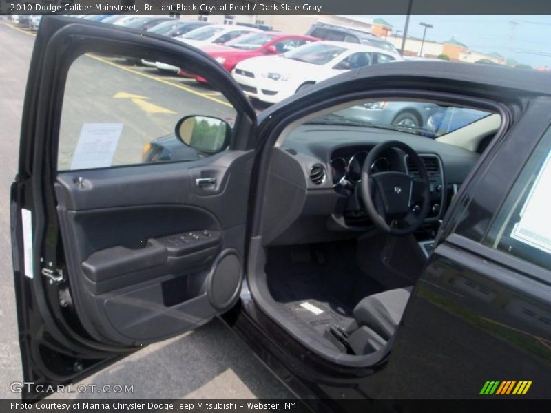 Brilliant Black Crystal Pearl / Dark Slate Gray 2010 Dodge Caliber Mainstreet