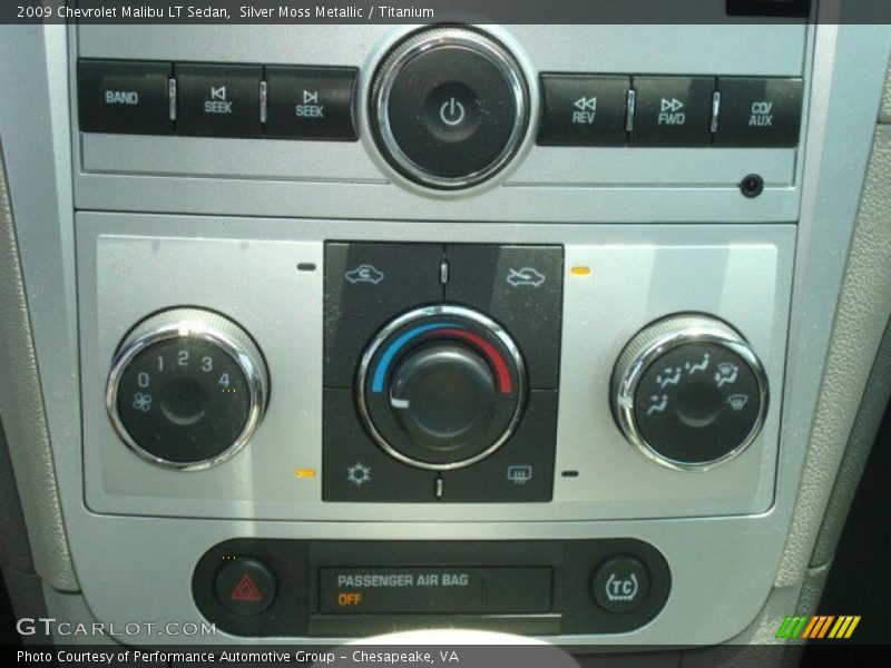 Silver Moss Metallic / Titanium 2009 Chevrolet Malibu LT Sedan