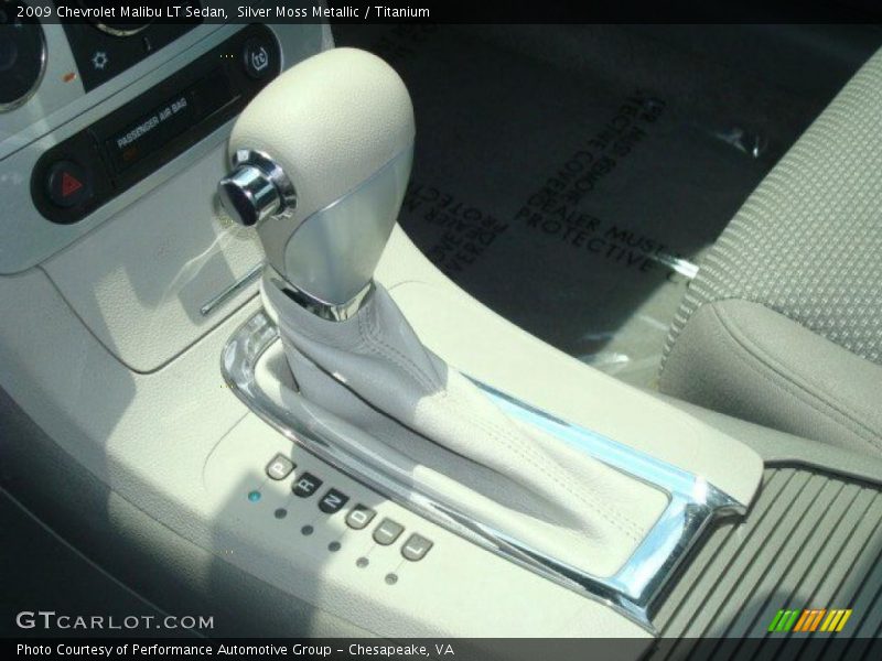 Silver Moss Metallic / Titanium 2009 Chevrolet Malibu LT Sedan