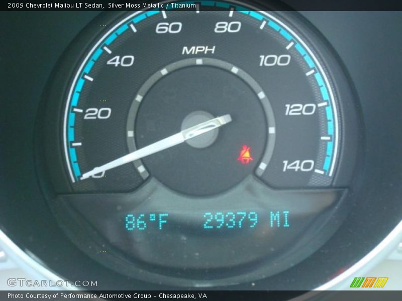 Silver Moss Metallic / Titanium 2009 Chevrolet Malibu LT Sedan