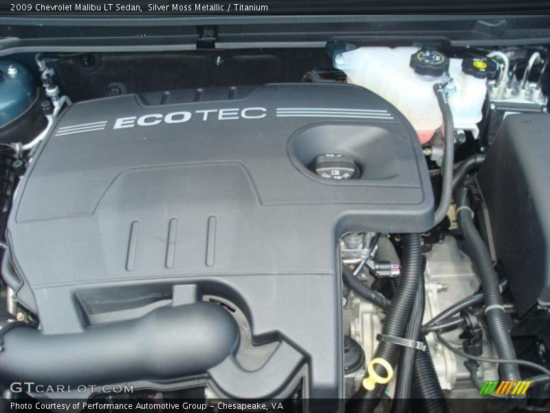 Silver Moss Metallic / Titanium 2009 Chevrolet Malibu LT Sedan
