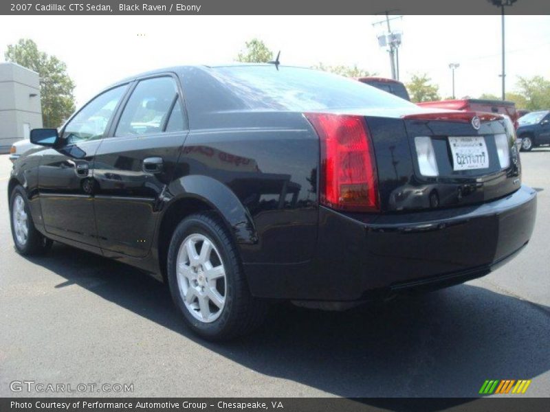 Black Raven / Ebony 2007 Cadillac CTS Sedan