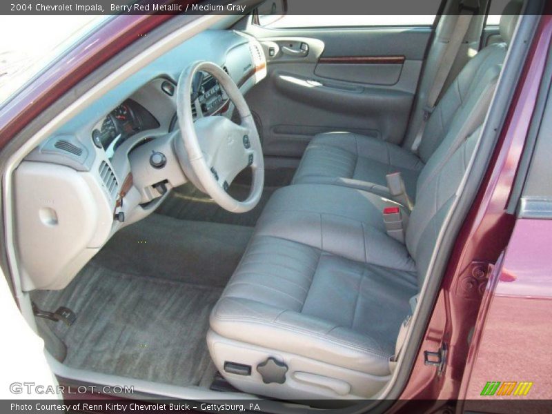 Berry Red Metallic / Medium Gray 2004 Chevrolet Impala