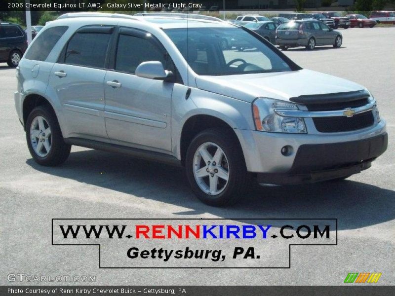 Galaxy Silver Metallic / Light Gray 2006 Chevrolet Equinox LT AWD