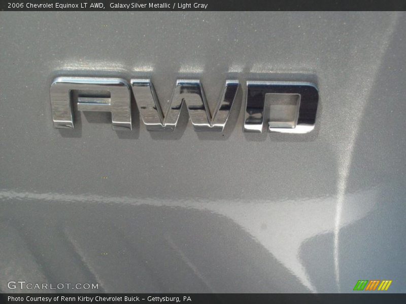 Galaxy Silver Metallic / Light Gray 2006 Chevrolet Equinox LT AWD