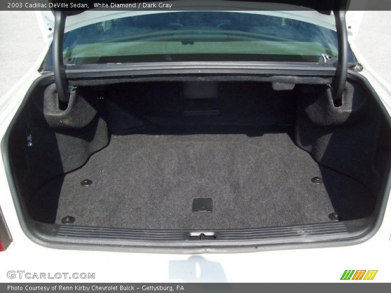 White Diamond / Dark Gray 2003 Cadillac DeVille Sedan