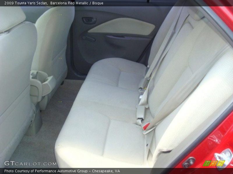 Barcelona Red Metallic / Bisque 2009 Toyota Yaris Sedan