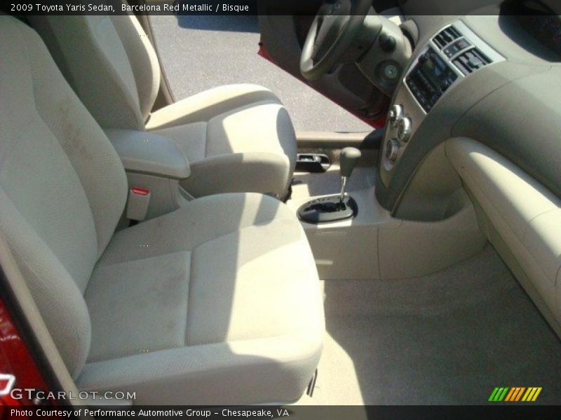 Barcelona Red Metallic / Bisque 2009 Toyota Yaris Sedan