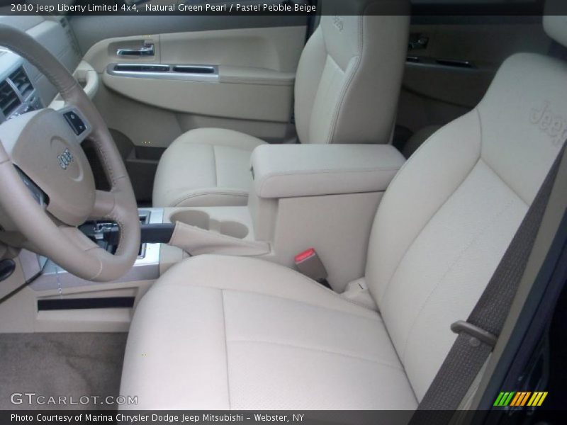 Natural Green Pearl / Pastel Pebble Beige 2010 Jeep Liberty Limited 4x4