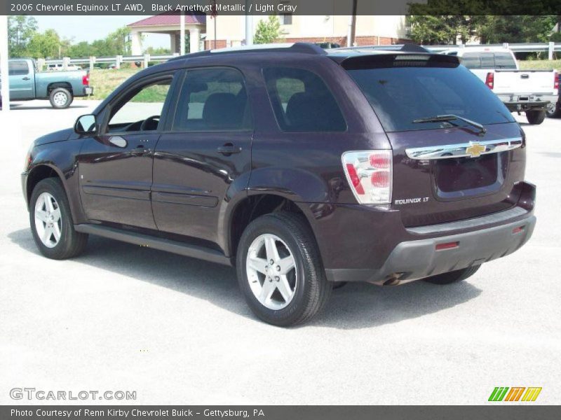 Black Amethyst Metallic / Light Gray 2006 Chevrolet Equinox LT AWD