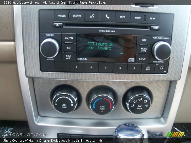 Natural Green Pearl / Pastel Pebble Beige 2010 Jeep Liberty Limited 4x4
