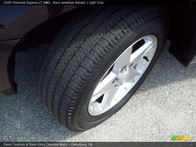 Black Amethyst Metallic / Light Gray 2006 Chevrolet Equinox LT AWD