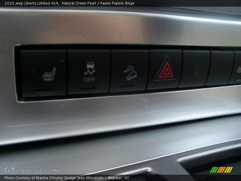 Natural Green Pearl / Pastel Pebble Beige 2010 Jeep Liberty Limited 4x4