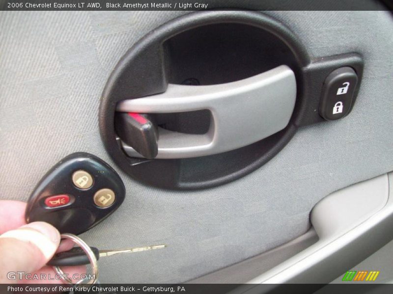 Black Amethyst Metallic / Light Gray 2006 Chevrolet Equinox LT AWD