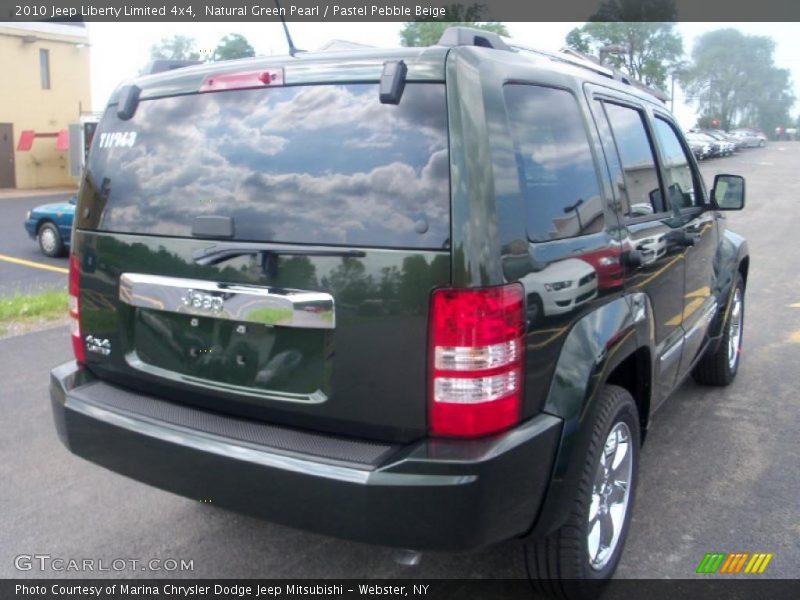 Natural Green Pearl / Pastel Pebble Beige 2010 Jeep Liberty Limited 4x4
