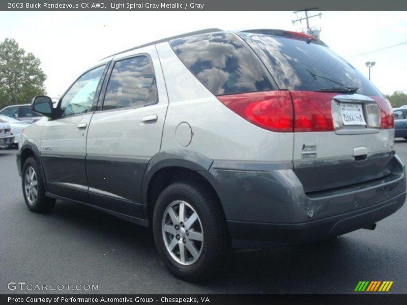 Light Spiral Gray Metallic / Gray 2003 Buick Rendezvous CX AWD