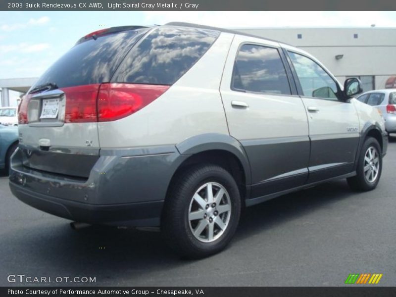 Light Spiral Gray Metallic / Gray 2003 Buick Rendezvous CX AWD