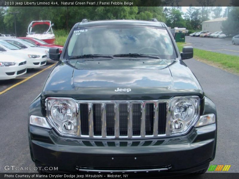 Natural Green Pearl / Pastel Pebble Beige 2010 Jeep Liberty Limited 4x4
