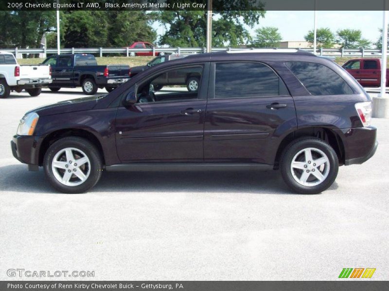 Black Amethyst Metallic / Light Gray 2006 Chevrolet Equinox LT AWD