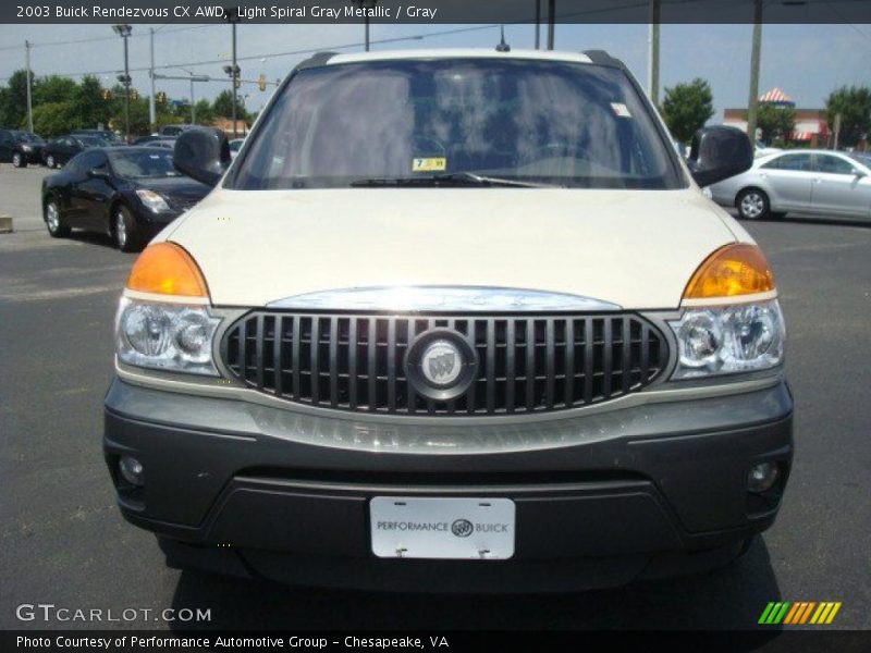 Light Spiral Gray Metallic / Gray 2003 Buick Rendezvous CX AWD