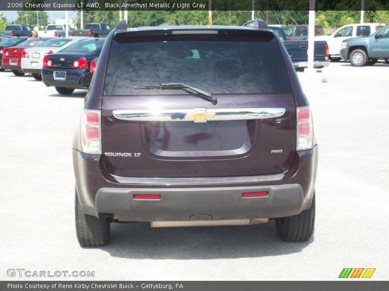 Black Amethyst Metallic / Light Gray 2006 Chevrolet Equinox LT AWD