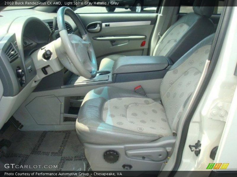 Light Spiral Gray Metallic / Gray 2003 Buick Rendezvous CX AWD