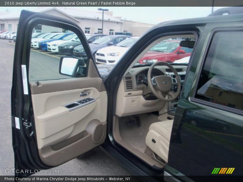 Natural Green Pearl / Pastel Pebble Beige 2010 Jeep Liberty Limited 4x4