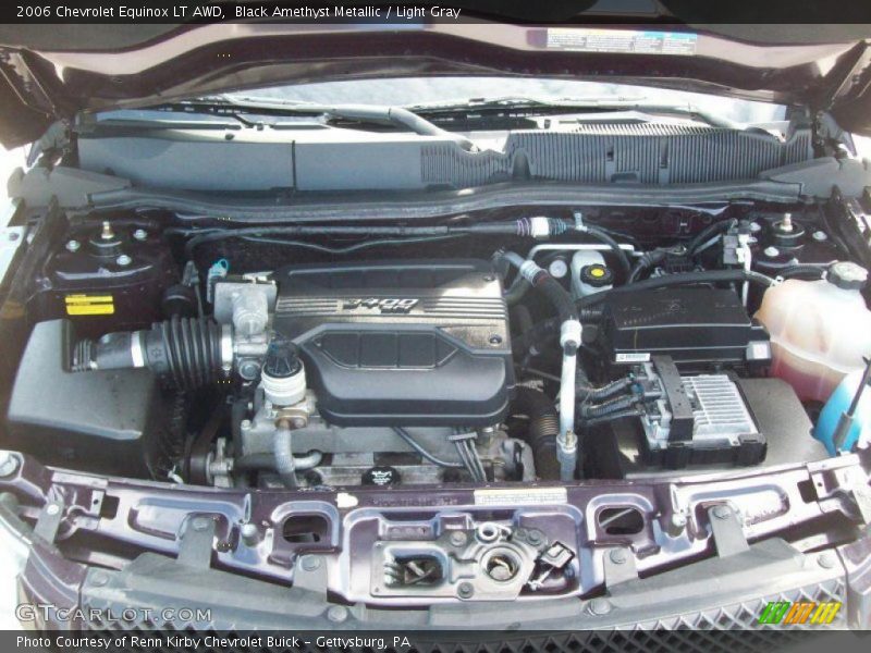Black Amethyst Metallic / Light Gray 2006 Chevrolet Equinox LT AWD