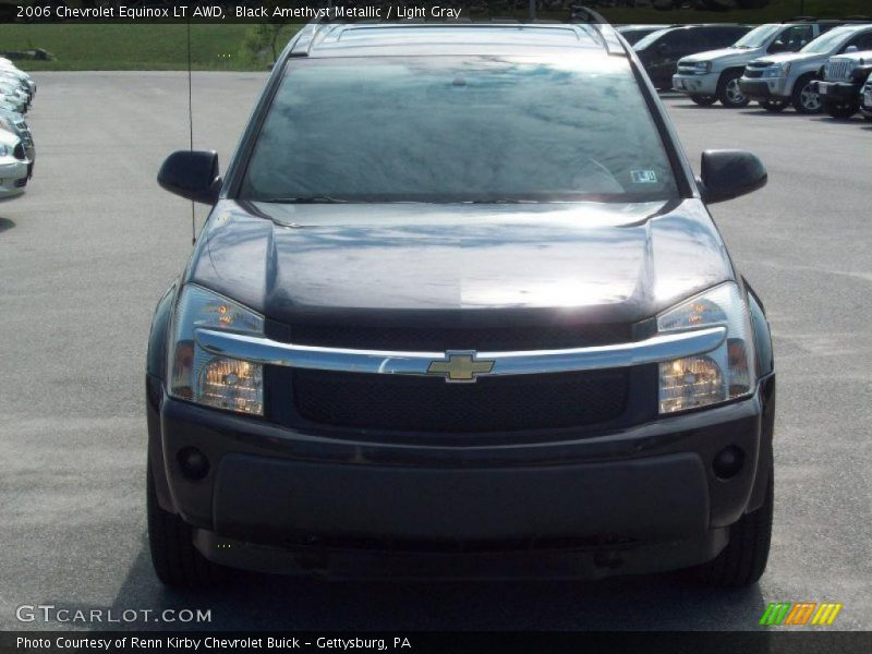 Black Amethyst Metallic / Light Gray 2006 Chevrolet Equinox LT AWD
